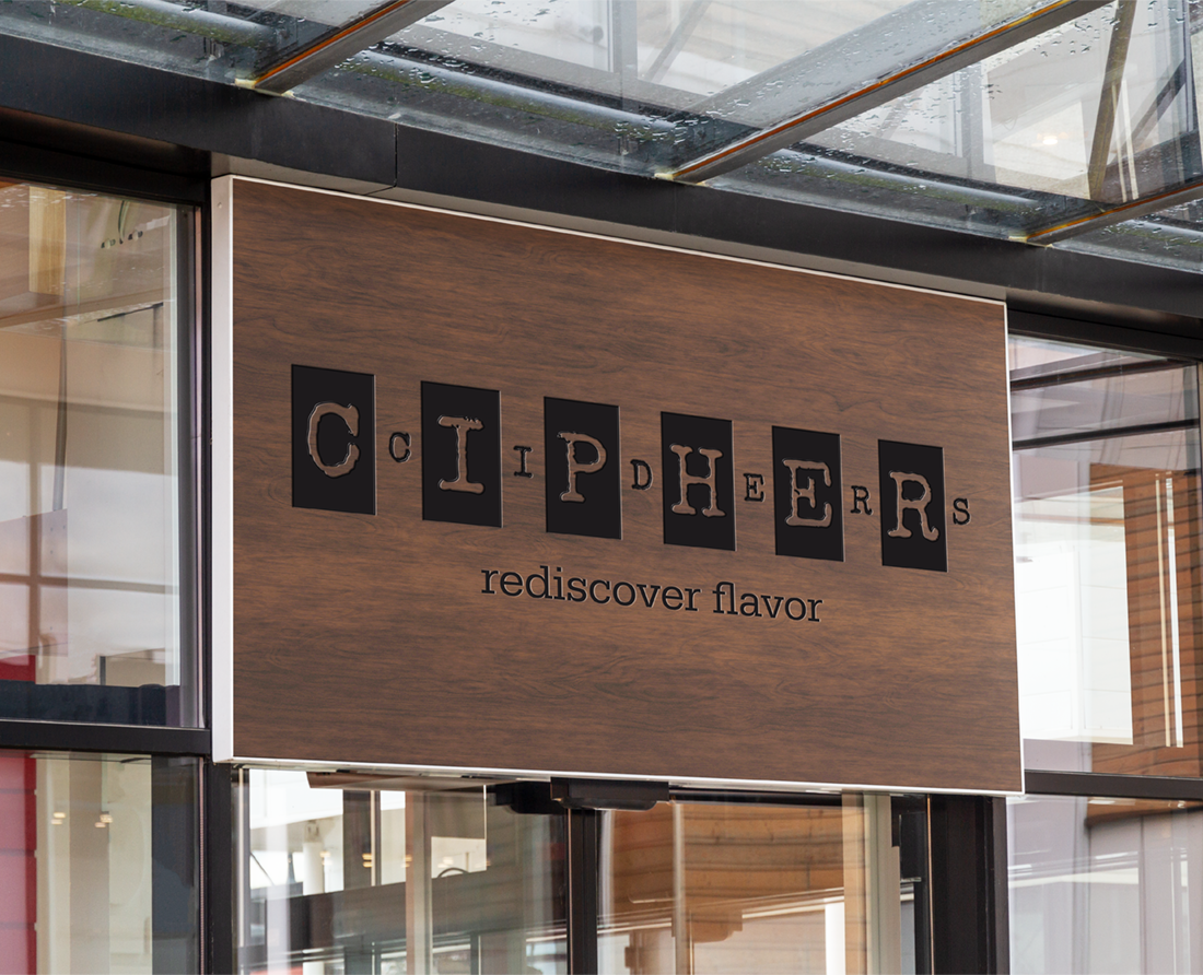 Store sign mockup