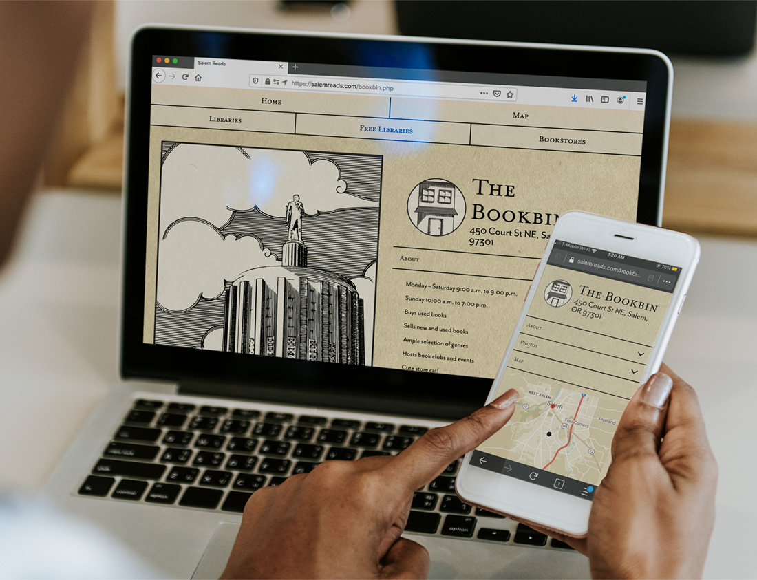 Desktop mockup